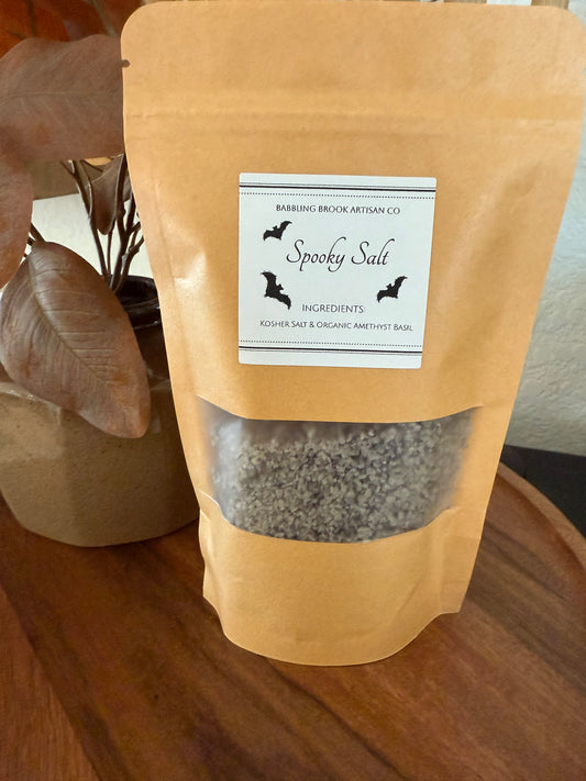 Amethyst Basil Salt “Spooky Salt”